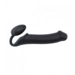 Consolador com Arnês STRAP-ON-ME 6012888 Silicone Preto 160 mm Impermeável