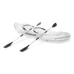 Kayak InnovaGoods V0103503 insuflável 2 lugares 180 kg transparente