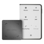 Monedero Ledger Stax Crypto E Ink Bluetooth USB Type-C 54 mm Preto Branco