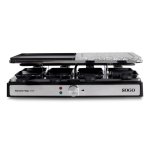 Parrillengerät SOGO BAR-SS-10387 Raclette Grill 1400W 8 Personen Antihaft Steinplatte