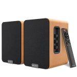 Nilait Hiphoniq Altavoces Bluetooth 80W RMS HDMI ARC Óptico USB RCA y Bluetooth Marrón