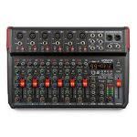 Mezclador de audio Vonyx VM-KG10 10 canales Bluetooth pantalla LED