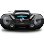Radio CD Philips AZB798T/12 12W RMS Bluetooth USB CD Cassette DAB/FM