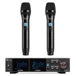 Micrófono Power Dynamics PD522 inalámbrico Mini-XLR condensador batería integrada