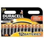 Batterie Duracell Plus Power AA Alkali 1,5 V 12 Stück Zylindrisch