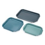 Teglia da forno Joseph Joseph 305236 set 3 pezzi rettangolare acciaio antiaderente verde