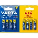 Batterie VARTA 04903 AAA Alkali 1,5 V 8 Stück Blau Gold