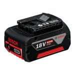 Bateria Bosch GBA 18V 4.0 Ah Li-Ion CoolPack Preto 1 peça