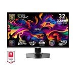 Écran PC MSI MPG 322URX QD-OLED 31,5" Ultra HD 4K 240Hz QD-OLED G-SYNC Temps de réponse 0,03 ms
