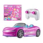 Coche Hot Wheels JBH05 Barbie teledirigido rosa plástico 5 pilas AA