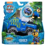Coche de policía Spin Master PAW Patrol Jungle Pups Chase con figura y lanzador