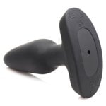 Plug anal Booty Sparks Laser Heart LED 4 velocidades bateria integrada 3,3 mm