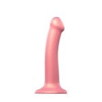 Consolador Strap-on-me 6013854 com arnês silicone rosa 160 mm ventosa