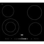 Kochfeld Beko HIC64502T Schwarz Keramik Glaskeramik 60 cm 4 Zonen Touch