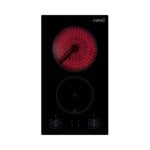 Placa CATA VI 302 Integrada 2 Zonas Cerámica 29 cm Negra