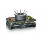 Parrilla da interno Severin RG 2347 8 posti 1400W termostato antiaderente