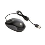 Ratón HP USB Travel Mouse Ambidiestro Óptico 1000 DPI Negro Compacto