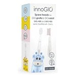 Tête de Brosse INNOGIO GIO-450BH Lot de 2 Transparentes Souples Enfants