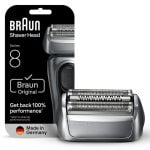 Cabezal de afeitado Braun Series 8 83M negro acero inoxidable recambio
