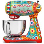 Batedeira Smeg SMF03DGEU Stand Mixer Multicolor 800W 4,8L Edição Sicily is my Love