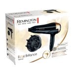 Asciugacapelli Remington D6098 Ionico Professionale 2200W con Accessori Nero Bronzo