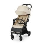 Silla de paseo Kinderkraft Apino légère, roues solides, pliable, beige