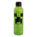 Bidon Stor 00441 Acier inoxydable 515 ml Thème Minecraft Enfant Noir Vert