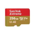 Tarjeta SanDisk Extreme 256 GB MicroSDXC UHS-I 190 MB/s 130 MB/s A2 V30
