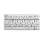 Teclado MediaRange MROS113 mini alámbrico USB compacto blanco QWERTZ
