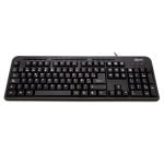 Tastatur IGGUAL CK-BASIC-120T Full-Size QWERTY Spanisch kabelgebunden mit Multimediatasten