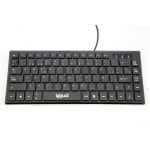 Tastatur IGGUAL TKL-USB Slim TKL kompakt QWERTY 60% kabelgebunden schwarz