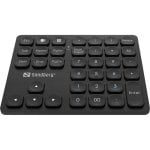 Teclado SANDBERG Wireless Numeric Keypad Pro a membrana wireless e cablato 36 tasti