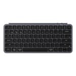 Teclado Keychron B1P-K1 inalámbrico y alámbrico compacto 75% perfil bajo gris