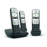 Telefono Gigaset A690A Terminale Wireless DECT con Segreteria e Vivavoce Nero
