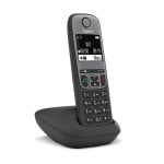 Téléphone Gigaset AS690 combiné sans fil DECT haut-parleur 100 contacts noir gris