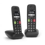 Telefono cordless Gigaset E290 Duo Nero schermo 2 pollici vivavoce