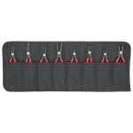 Alicate Knipex 00 19 58 V02 Circlip Plier Conjunto 8 Peças Punho Vermelho
