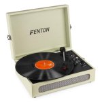 Tocadiscos Fenton RP118C Automático Verde Bluetooth USB 33/45/78 RPM