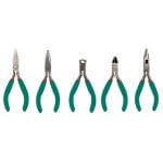 Alicate Velleman VTSETN Verde Conjunto de Precisão 5 Peças