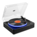 Tocadiscos Fenton RP162LED Automático Bluetooth USB Negro 33/45/78 RPM