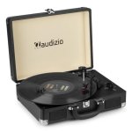 Tocadiscos Audizio RP114BK Negro 3 velocidades USB Altavoces integrados