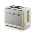 Toaster Gorenje T1100CLI 2 Scheiben 1100 W 6 Bräunungsstufen Aufwärmen Auftauen Champagner