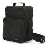 Sac bandoulière unisexe Benzi Bz3325 9L, sac compact à poches multiples, polyester résistant, noir