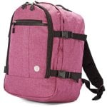 Benzi Bz5771 Mochila De Viaje 24l 40×30×20 Cm, Apta Para Vueling Y Volotea, Compacta, Ligera Y Resistente, Con Cinta Para Maleta, Rosa