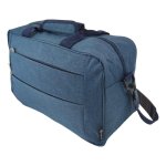 Mala de viagem Benzi BZ5496 de 20 litros, ideal para voos Ryanair e Vueling, dimensões 40 x 25 x 20 cm, 3 compartimentos, alça ajustável, poliéster leve, azul.