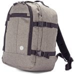 Mochila de viagem Benzi Bz5771, 24 litros, 40×30×20 cm, compatível com malas Vueling e Volotea, compacta, leve e resistente, com pega para bagagem, cinzenta.