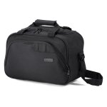 Benzi Bz5410 Bolsa De Viaje 20l, Apta Para Ryanair 40×20×25 Cm, Ligera Y Resistente, Con Bolsillo Portadocumentos Y Correa Ajustable, Negro