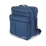 Sac bandoulière unisexe Benzi Bz3325 9L, sac à bandoulière compact avec plusieurs poches, polyester résistant, bleu