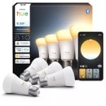 Bombilla Philips Hue White Ambiance E27 A19 6W 810lm Bluetooth Zigbee x4