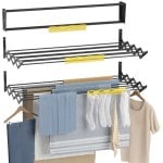 Newlux Wall V100 Tendedero Plegable Pared Negronegro